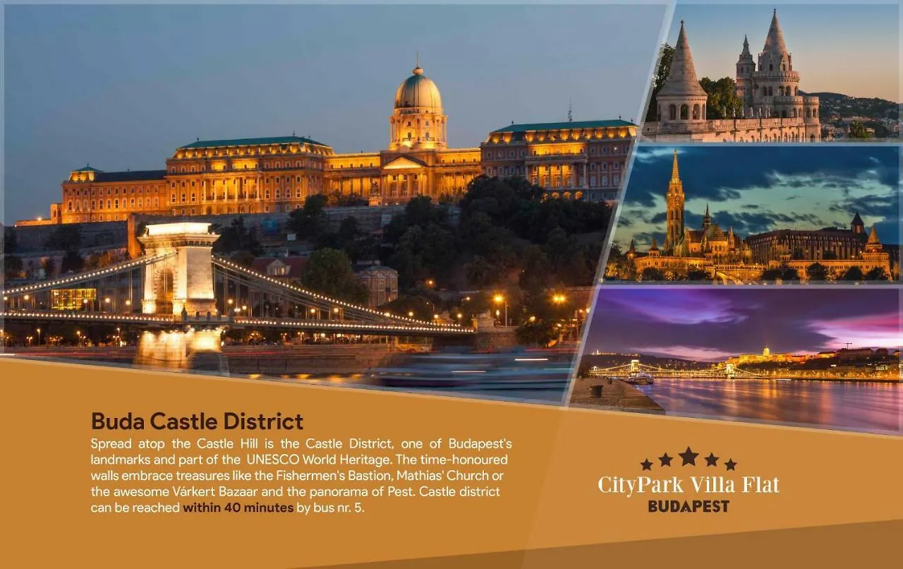 Apartment Citypark Villa Flat Budapest Hungary